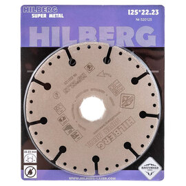 Диск алмазный по металлу Hilberg Super Metal 125x22.2мм (520125)