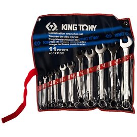Набор комбинированных ключей KING TONY 11шт в чехле 1211SR — Фото 1