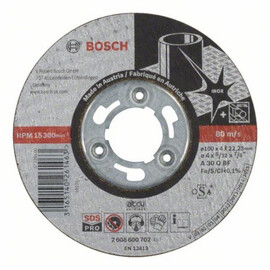 Круг шлифовальный по металлу Bosch 100х4х22.2мм  (702) — Фото 1