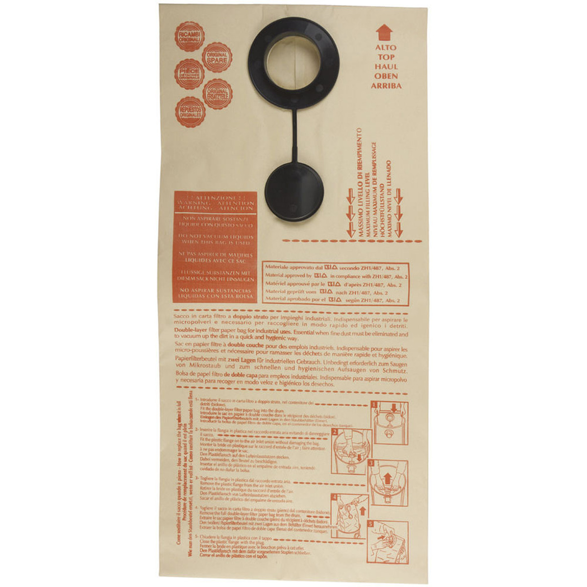 Мешок-пылесборник бумажный OZONE Makita для 445X 5шт — Фото 1