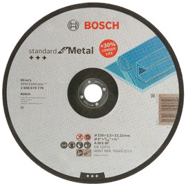 Круг отрезной по металлу Bosch Std for Metal 230x2.5x22.2мм (776) — Фото 1