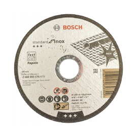 Круг отрезной по нержавеющей стали Bosch Standard for Inox 125х1х22.2мм (171) — Фото 1