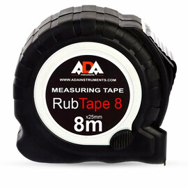 Рулетка измерительная ADA RubTape 8 8м х 25мм с фиксатором А00157 — Фото 1