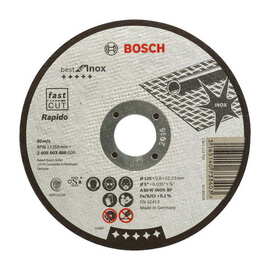 Круг отрезной по металлу Bosch 125х0.8х22,2мм (488) — Фото 1