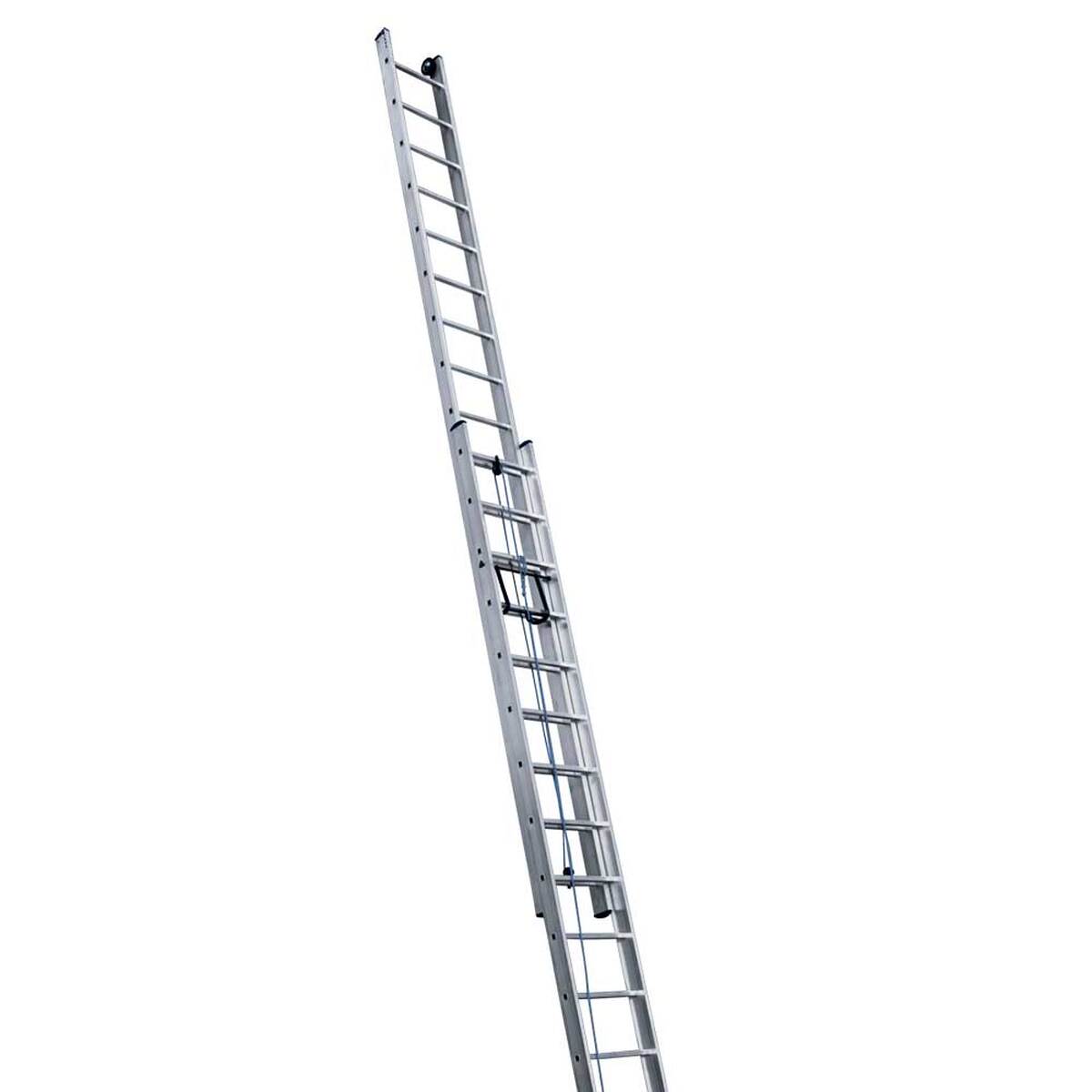 Лестница алюминиевая Алюмет двухсекционная 2x24 ступеней (3224) — Фото 1