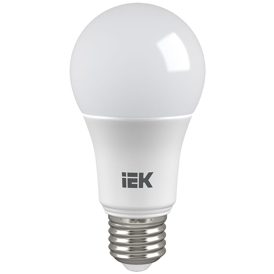 Лампа светодиодная IEK A60 11Вт 230В 3000К E27 — Фото 1