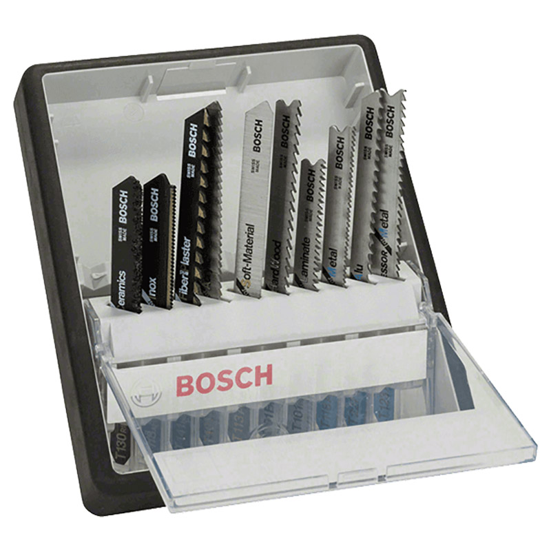 Набор пилок для лобзика универсальные Bosch 10шт (574) — Фото 2