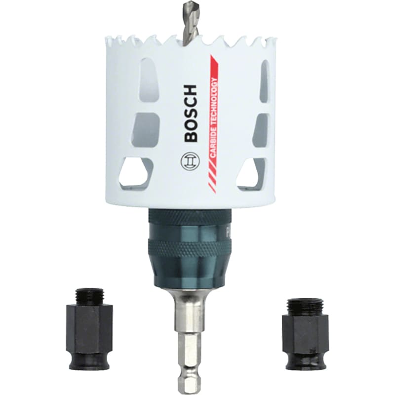 Коронка Bosch 68 HM 68мм + адаптеры (267) — Фото 2
