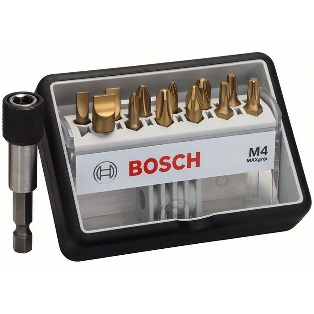 Набор бит Bosch TIN + держатель 12шт (580) — Фото 1