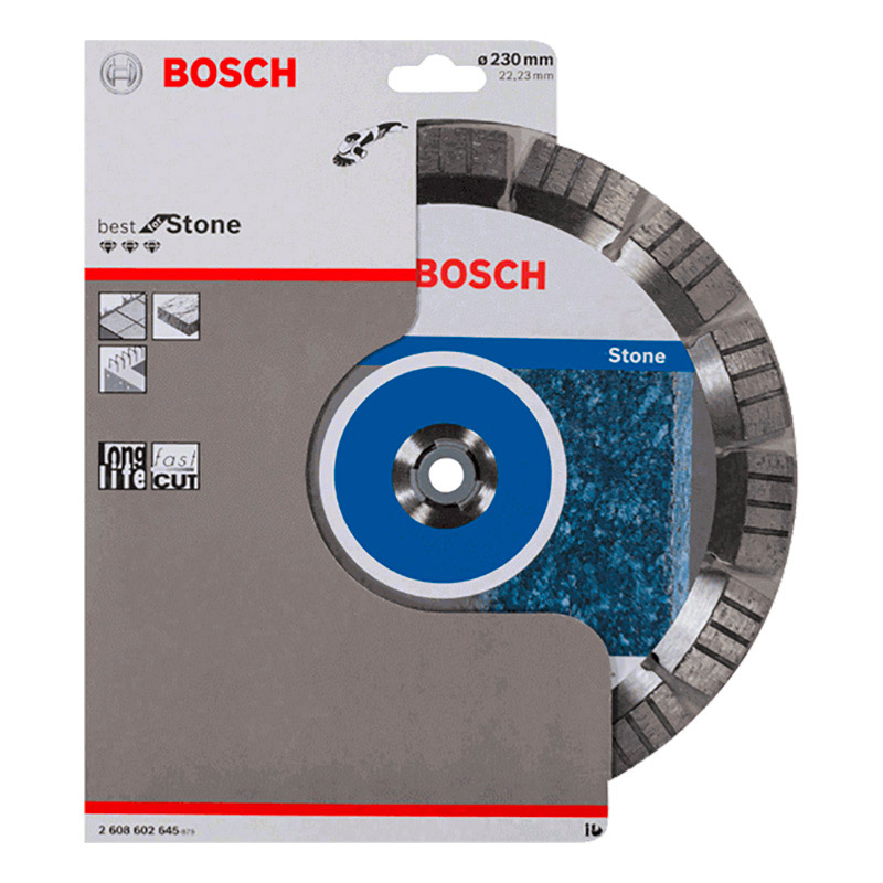 Диск алмазный по камню Bosch Best for Stone 230х22.2мм (645) — Фото 2